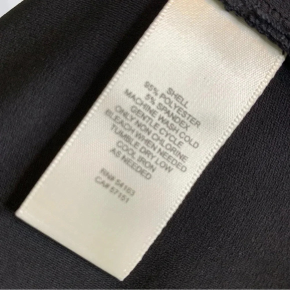 Eliza J Surplice Wrap Jersey V Neck Dress Black Size 2 NWT - Picture 11 of 13